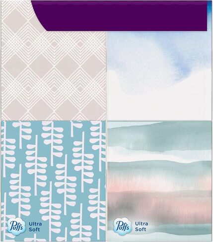 Puffs 2675854 Ultra Soft & Strong Standard Facial Tissues 2-Ply 56 Sheets/Box in Saudi Arabia