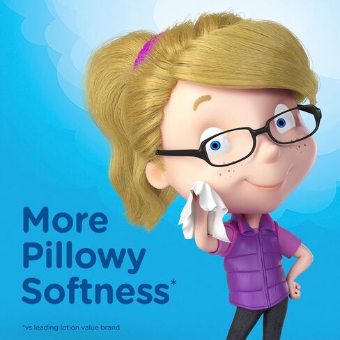 Puffs 2675854 Ultra Soft & Strong Standard Facial Tissues 2-Ply 56 Sheets/Box in Saudi Arabia