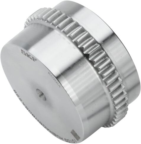SKF #1100 Steel Taper Grid Horizontal Coupling - Complete Set - Including 2 Covers, 2 Hubs and Mounting Parts - 4632 lbft Nominal Torque - 4,21 inch Max bore - 2440 Max Speed in Saudi Arabia