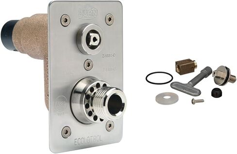 Zurn Z1333-C Chrome 3/4" Exposed Non-Freeze Wall Hydrant Z1333-C in Saudi Arabia
