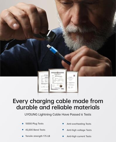 iPhone Charger Cable [Apple MFi Certified] USB to Lightning Cable 6FT 3Pack in Kuwait