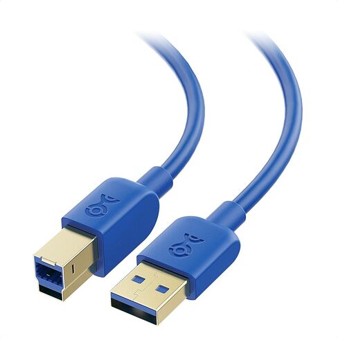 كابل Matters كابل USB 3.0 فائق السرعة من النوع A إلى B باللون الأسود بطول 10 أقدام in Kuwait