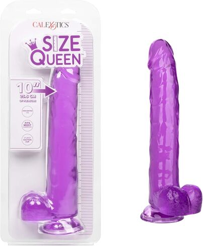 CalExotics SE-0262-15-2 Size Queen 10"/25.5 cm - Purple in Saudi Arabia