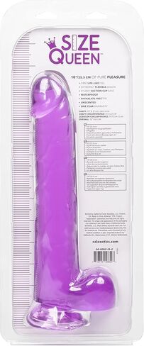 CalExotics SE-0262-15-2 Size Queen 10"/25.5 cm - Purple in Saudi Arabia