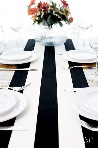 Letjolt Striped Place Mats Set of 4 Cotton Placemats Farmhouse Party Table Decor Dining Table Place Mats for Kitchen in Kuwait