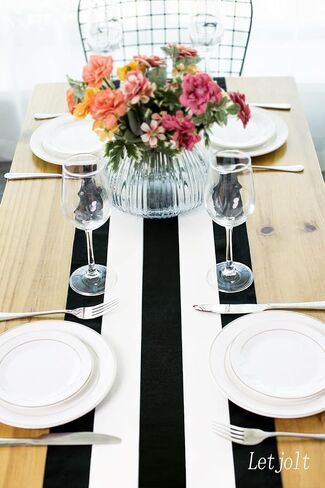 Letjolt Striped Place Mats Set of 4 Cotton Placemats Farmhouse Party Table Decor Dining Table Place Mats for Kitchen in Kuwait