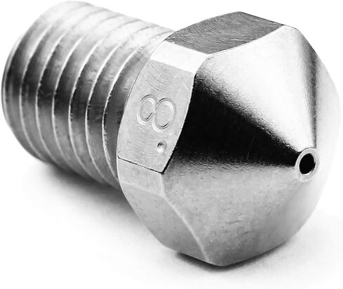 Microswiss Plated A2 Tool Steel Wear Resistant Nozzle for Dremel Digilab 3D45 3D Printer Idea Builder 3D Printer (.4mm) in Saudi Arabia