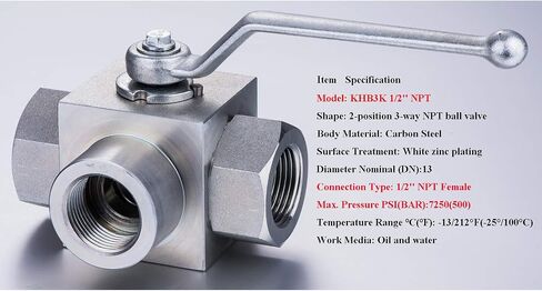 Hydraulic 1''NPT 4650PSI KHB High Pressure Ball Valve, High Pressure Ball Valve, Ball Valve in Saudi Arabia