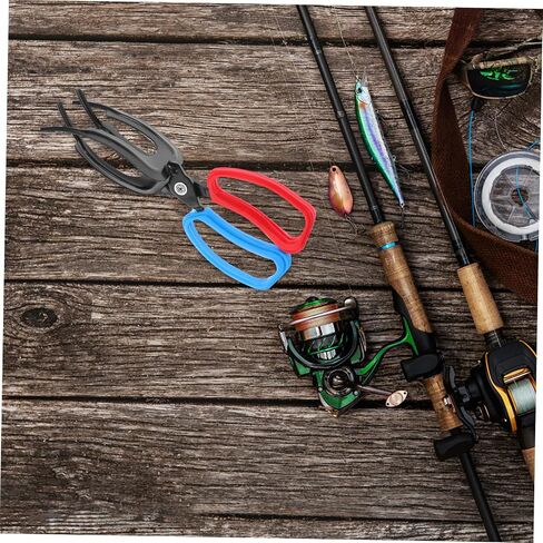 GANAZONO 4PCS Metal Fish Culling System Fish Gripper Fish Catch Fishing Tool Fish Scales Grip Grabber for Anglers 3-Claw in Saudi Arabia