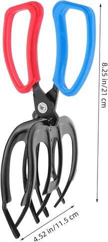 GANAZONO 4PCS Metal Fish Culling System Fish Gripper Fish Catch Fishing Tool Fish Scales Grip Grabber for Anglers 3-Claw in Saudi Arabia