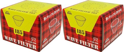 Karita KWF-155#22211 Coffee Filters, Wave Series, White, For 1-2 People, 50 Count in Saudi Arabia