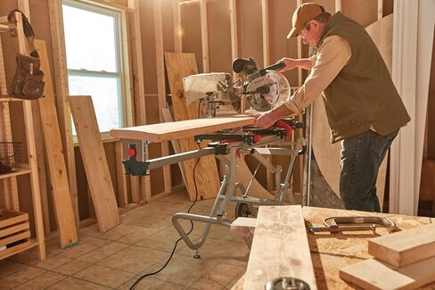 Bosch T4B Portable Gravity-Rise Miter Saw Stand with Wheels, 18' Material Capacity in Saudi Arabia