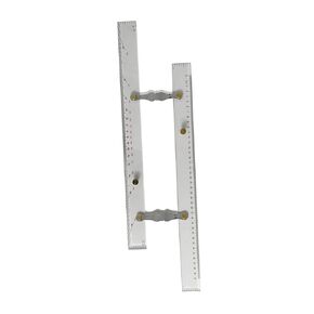 Marine Navigation Parallel Ruler Transparency High Accuracy Ship Boat Drawing Parallel Ruler with Clear Scale (600mm)
