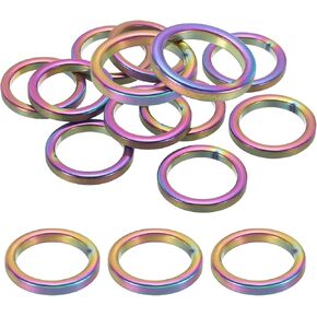 PATIKIL Fishing Rod Guide Rings Ceramic Guides Rings Fish Rod Repair Fishing Pole Eyelet Replacement