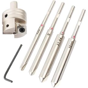O'SKOOL Pen Barrel Trimmer Kits with No-Sharpening Cutting Head,7mm 、“O"、27/64" 、10mm Pen Mill Pilot Cutter Shafts for Wood Turning Pen Blank Trimmer