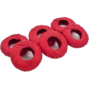 Napkin Rings Rustic Hand Woven Set of Colorful Ring Holder Coastal Tropical Beachy Napping Rings for Thanksgiving Xmas Wedding Everyday Dinning Table Parties (6X, Fucsia) in Kuwait