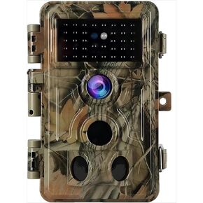 BLAZEVIDEO 48MP 1296P Trail Cameras Night Vision No Glow H.264 Video Motion Activated 0.1S Trigger Time Waterproof for Outdoor Wildlife Hunting and Home Security Surveillance