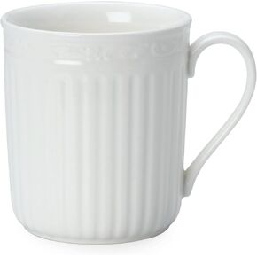 Mikasa Italian Countryside Gravy Boat and Saucer Set, White - DD900-742