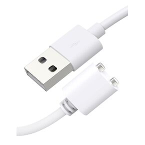 Bicmice 2.6Ft Magnetic USB DC Charger Cable Replacement Charging Cord - White(5mm/0.2in)