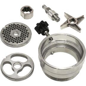 منتجات LEM رقم 12، محول DualGrind، ملحق مفرمة اللحم من الفولاذ المقاوم للصدأ، مثالي للاستخدام المتكرر in Kuwait