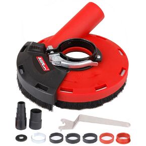 Surface Grinding Dust Shroud for Angle Grinders 115mm/125mm+Diamond Grinding Cup Wheel 125mm
