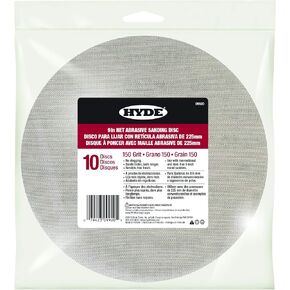 Hyde 09922 9" Disk Abrasive Sanding Net, 240 Grit, 10 pack in Kuwait