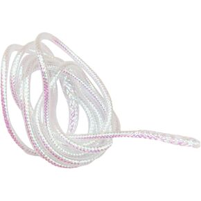 4M Braid Mylar Tube,2/4/6mm Pearlescent Fly Tying Materials,Braided Round Holographic Cord DIY Tool for Fishing Outdoor