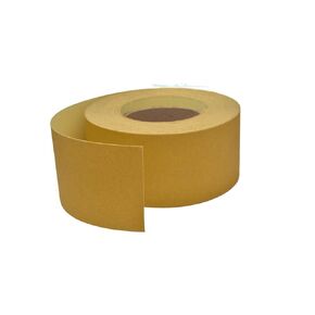 Gritly - PSA Gold Longboard Sandpaper Roll 25 Yard Long, 2-3/4" Wide - Adhesive Backed Sandpaper Roll for Woodworking, Automotive, Hand Sanding Blocks (80 Grit)
