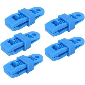 5pcs Heavy Duty Tarp Clips Awning Clamp Tent Snaps for Outdoor Camping Traveling