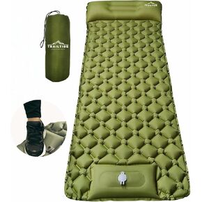 Ultralight Camping Sleeping Pad - Camping Mattress for Backpacking, Camping Mat, Camping Pad, Sleeping Pad Camping, Air Mattress, Compact Sleeping Mat for Camping in Saudi Arabia