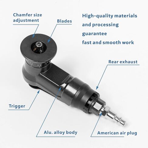2-in-1 Mini Air Chamfer Tool for Chamfering and Round Cornor on Metal, Arc Corner 45 Degree Pneumatic Beveling Trimming Deburring Machine in Saudi Arabia