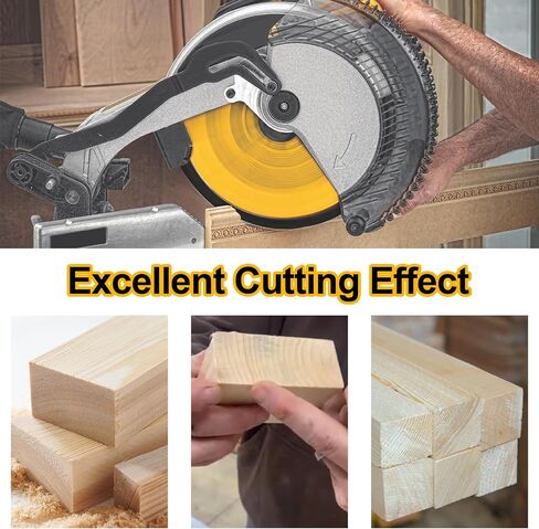 2 حزمة من شفرات منشار الطاولة 10 بوصة 40T/60T المتوافقة مع Dewalt | شفرة منشار طاولة/ميتري 10 بوصة، تحل محل DWA11040/DWA11060، لمسة نهائية رائعة in Kuwait
