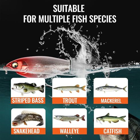Fishing Lures for Trout Bass Multi Jointed Swimbaits 3D Bionic Fish Eye Swimming Lures Lifelike Hard Bait for Freshwater Saltwater in Saudi Arabia