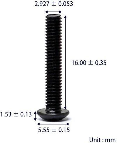Iexcell 100 قطعة M5 × 8 مم درجة الخيط 0.8 مم سبائك فولاذية 10.9 درجة مقبس سداسي الشكل زر رأس غطاء براغي مجموعة مسامير، لمسة نهائية من أكسيد الأسود in Kuwait