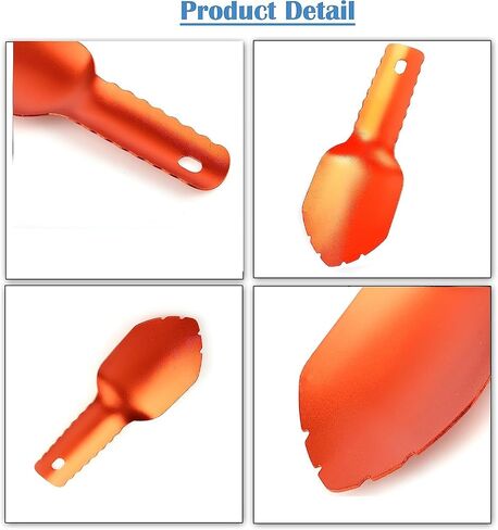 Ultralight Titanium Camping Trowel Backpacking Trowel Portable Hiking Trowel Garden Trowel Small Potty Shovel Deuce of Spades Trowel for Outdoor Campsite Use in Saudi Arabia