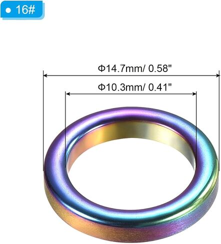 PATIKIL Fishing Rod Guide Rings Ceramic Guides Rings Fish Rod Repair Fishing Pole Eyelet Replacement in Saudi Arabia