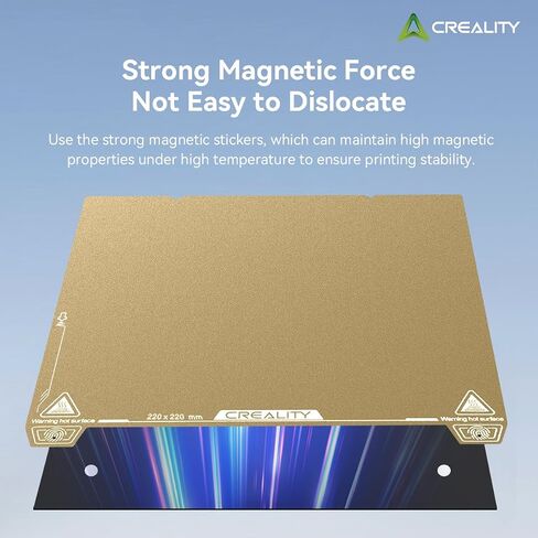 Creality K1 Bed PEI Build Plate Kit, 235x235mm Textured Removable Magnetic Flexible Spring Build Surface Heat Resistance Heated Bed Plate for K1/Ender 3 V3 SE/Ender 3 V2 Neo/Ender 3 Neo/Ender 3 S1 in Saudi Arabia