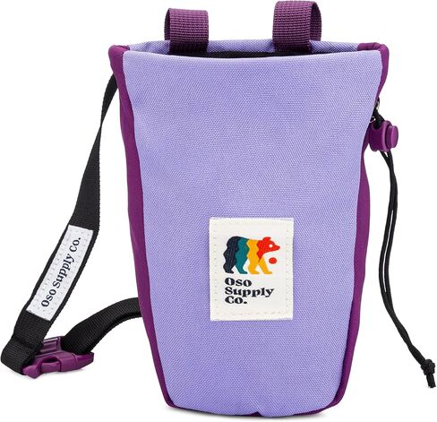 Del Cerro - Chalk Bag for Rock Climbing, U-Shaped Chalk Bucket with Zippered Pocket, Drawstring, Abrasion-Resistant Fabric, Perfect Gear for Indoor/Outdoor Climbing Bouldering in Saudi Arabia