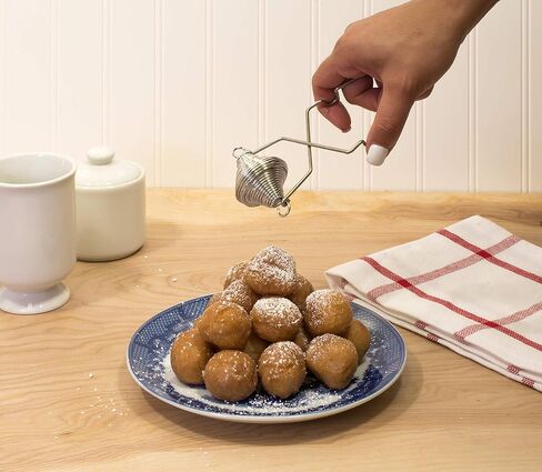 منفضة الدقيق للخبز من السيدة أندرسون بمقبض، من الفولاذ المقاوم للصدأ، سعة 9 أونصة in Kuwait