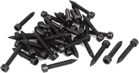 uxcell 2mm x 10mm Threaded Carbon Steel Hex Head Self Tapping Screws 100pcs in Saudi Arabia