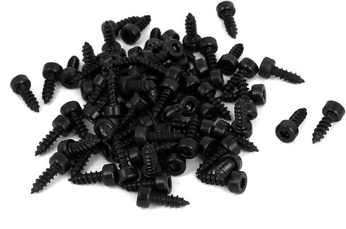 uxcell 2mm x 10mm Threaded Carbon Steel Hex Head Self Tapping Screws 100pcs in Saudi Arabia