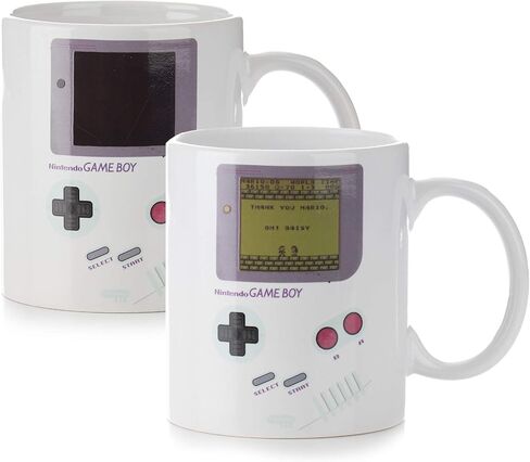 كوب قهوة Paladone Gameboy متغير الحرارة - هدية للاعبين والآباء وعشاق القهوة، 10 أونصات in Kuwait