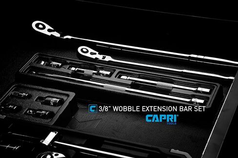 Capri Tools 1/2-Inch Drive Wobble Extension Bar Set, 3-Piece (1-2600) in Saudi Arabia