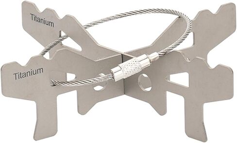Titanium Cross Stand for Alcohol Stove Portable Lightweight (6216) in Saudi Arabia