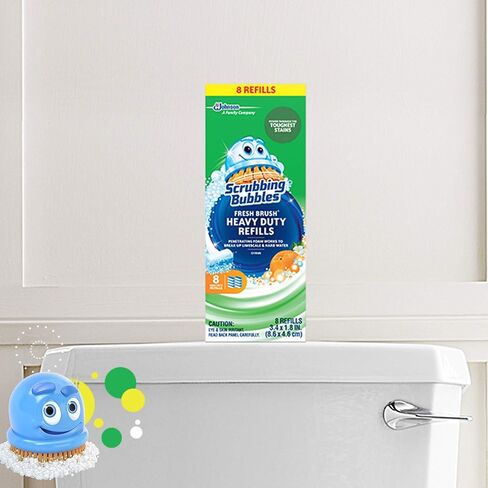 (عبوة من قطعتين) فقاعات التنظيف، عبوات فرشاة فريش شديدة التحمل، 8 قيراط. كل قطعة (مجموعة من 2) in Kuwait