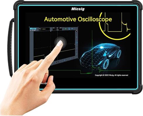 Micsig Digital Automotive Tablet Oscilloscope, 4 Channels 10.1-Inch Touchscreen 100MHz Bandwidth 1GSa/s Sampling Rate 110Mpts Memory Depth, ATO1004 in Saudi Arabia