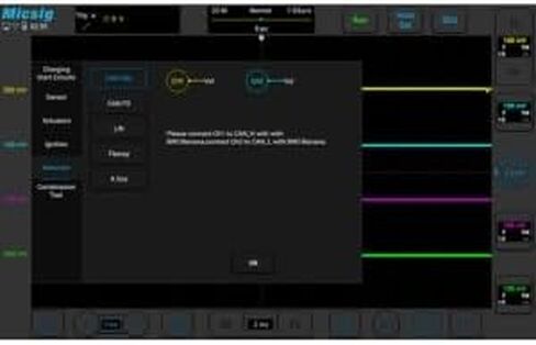 Micsig Digital Automotive Tablet Oscilloscope, 4 Channels 10.1-Inch Touchscreen 100MHz Bandwidth 1GSa/s Sampling Rate 110Mpts Memory Depth, ATO1004 in Saudi Arabia