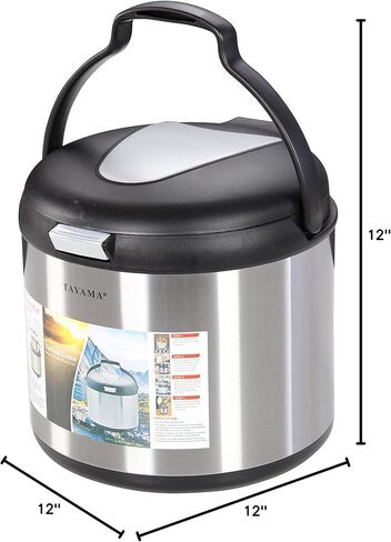Tayama Stainless Steel Thermal Cooker,Black,5 Qt. in Saudi Arabia