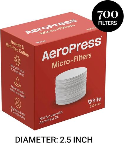 AeroPress Replacement Filter Pack - Microfilters For AeroPress Coffee And Espresso-Style Coffee Maker - 350 count in Saudi Arabia