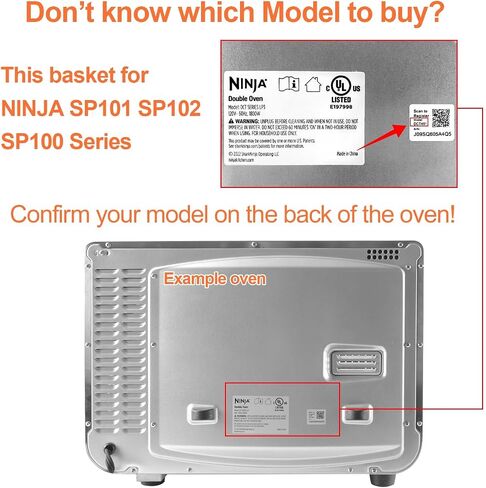 سلة فرن مقلاة الهواء، صواني الخبز البديلة الأصلية لفرن مقلاة الهواء الرقمية NINJA DT201 DT251 Foodi، سلة شبكية، ملحقات مثالية للقلي بالهواء والتجفيف in Kuwait